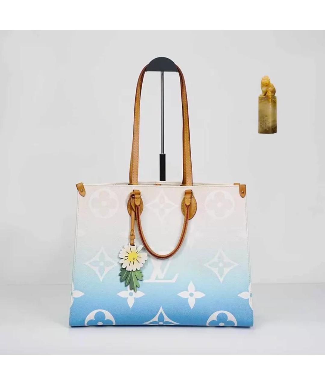 LOUIS VUITTON Мульти тканевая сумка с короткими ручками, фото 9