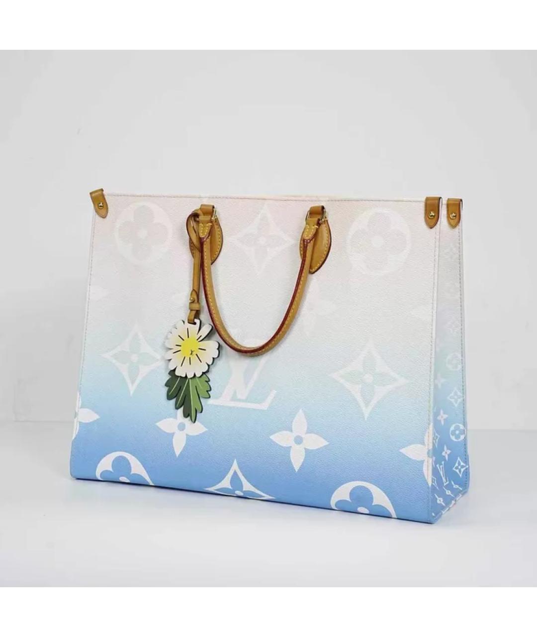 LOUIS VUITTON Мульти тканевая сумка с короткими ручками, фото 2