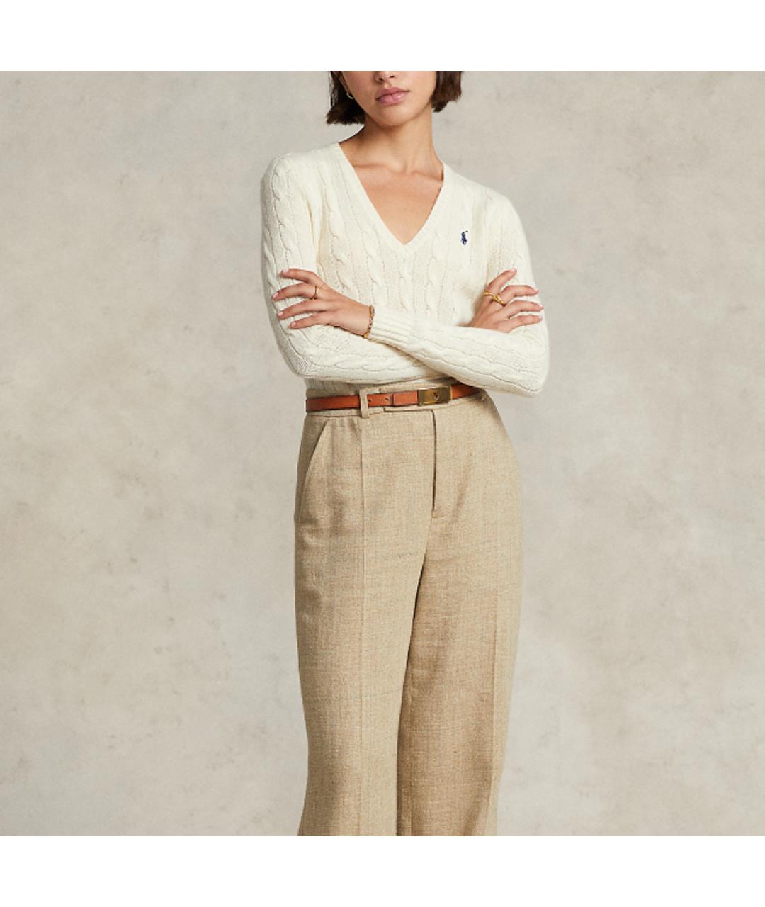 POLO RALPH LAUREN Белый джемпер / свитер, фото 2