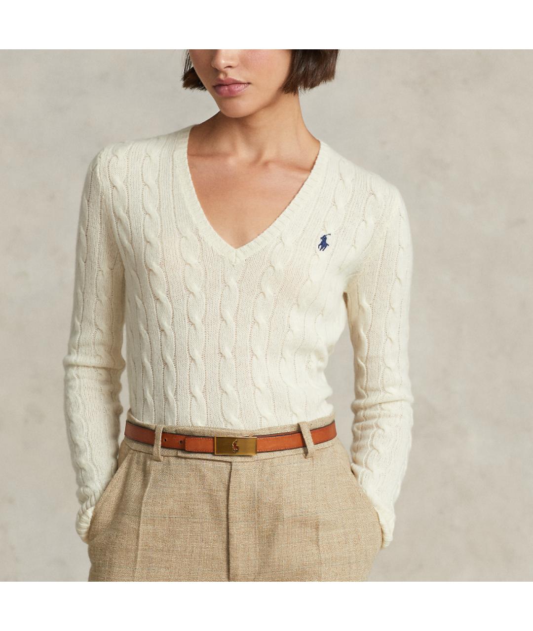 POLO RALPH LAUREN Белый джемпер / свитер, фото 3