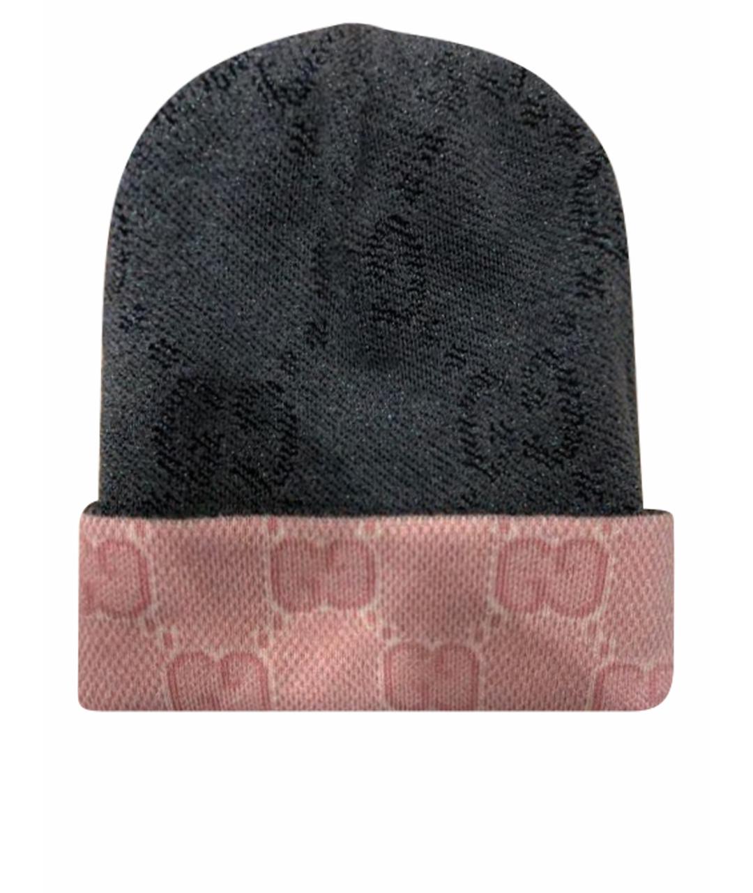 HERMES Серая шерстяная шапка, фото 1