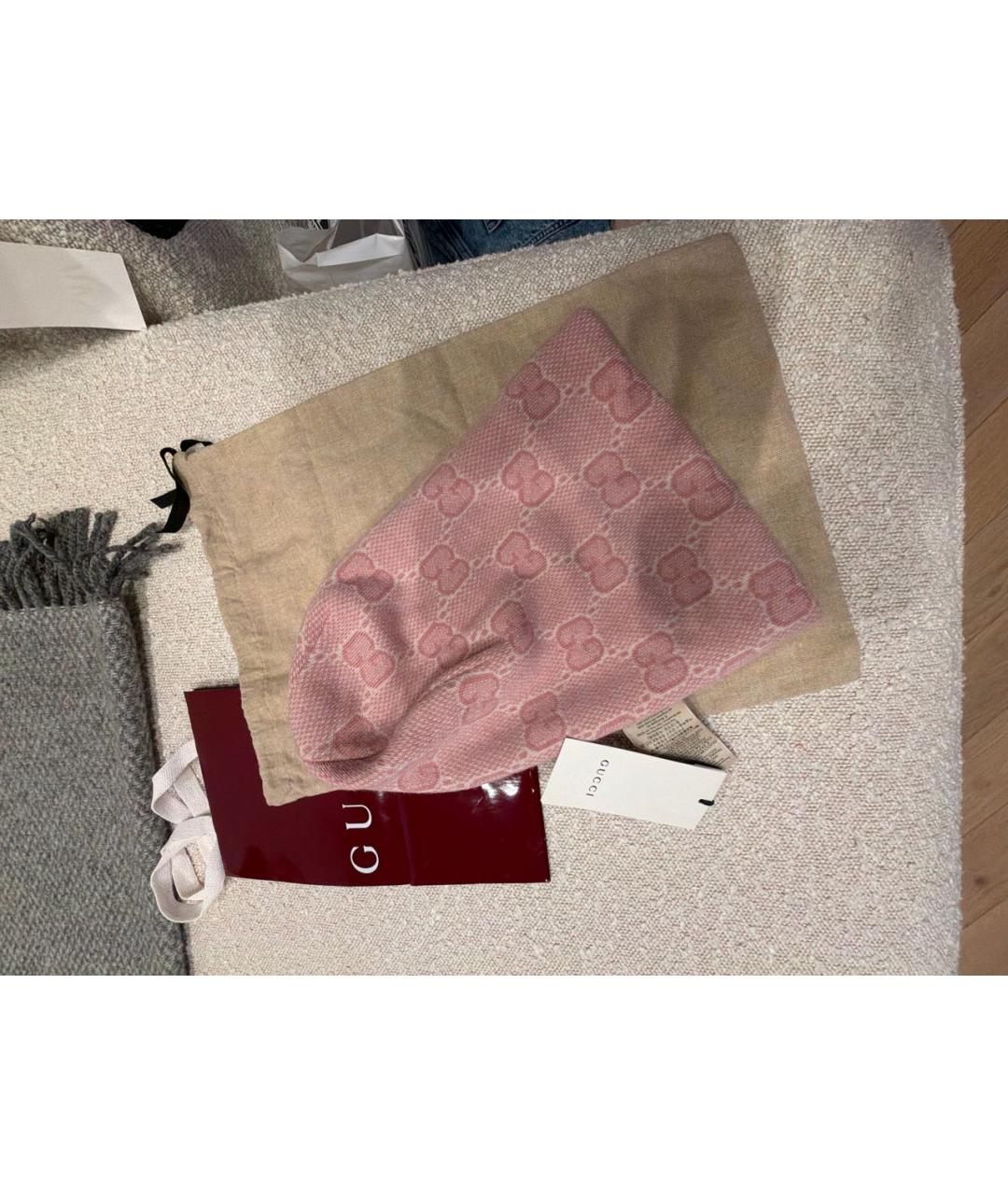 HERMES Серая шерстяная шапка, фото 3