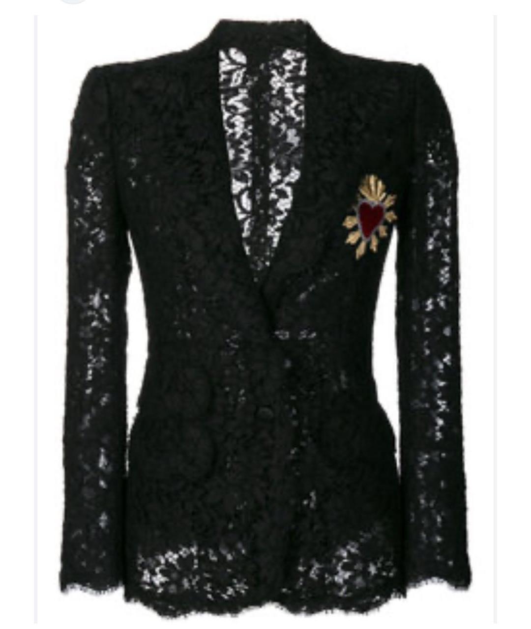 DOLCE&GABBANA Черный жакет/пиджак, фото 3