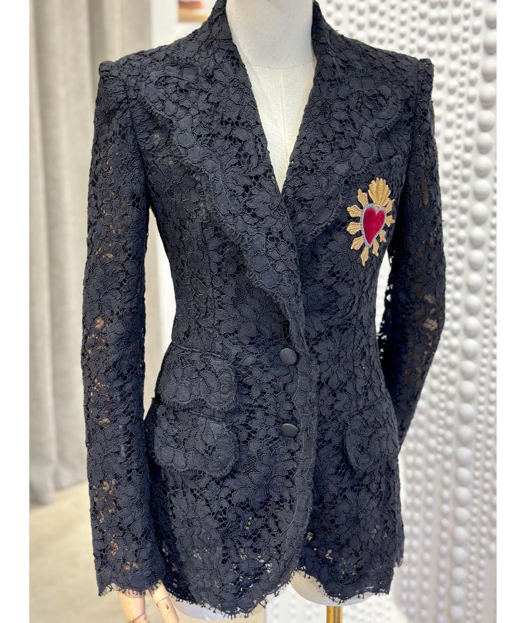 DOLCE&GABBANA Черный жакет/пиджак, фото 2