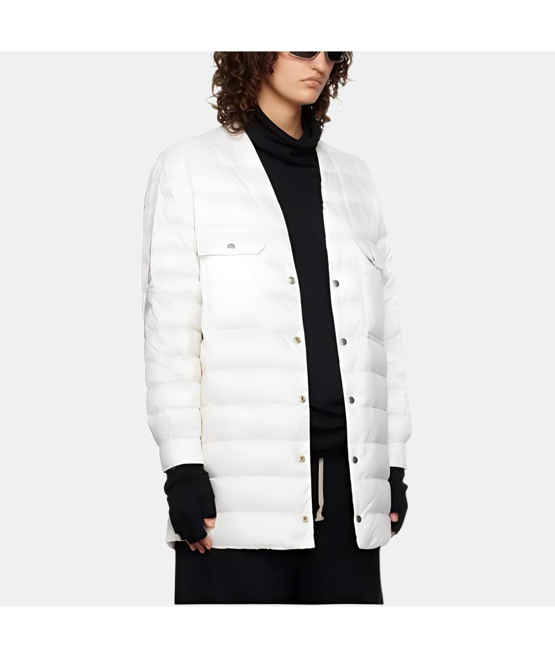 MONCLER Белый пуховик, фото 3