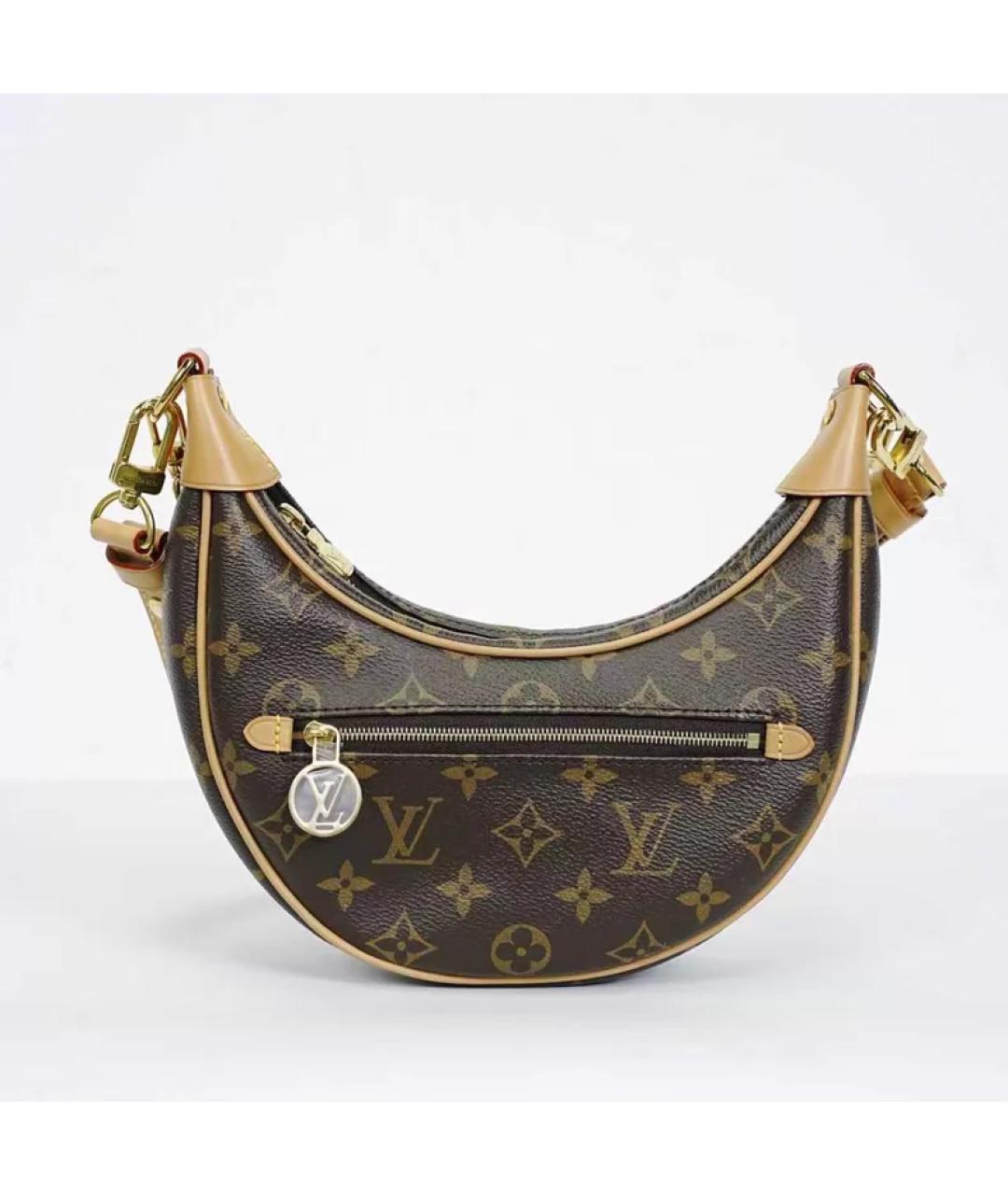 LOUIS VUITTON Коричневая сумка через плечо, фото 2