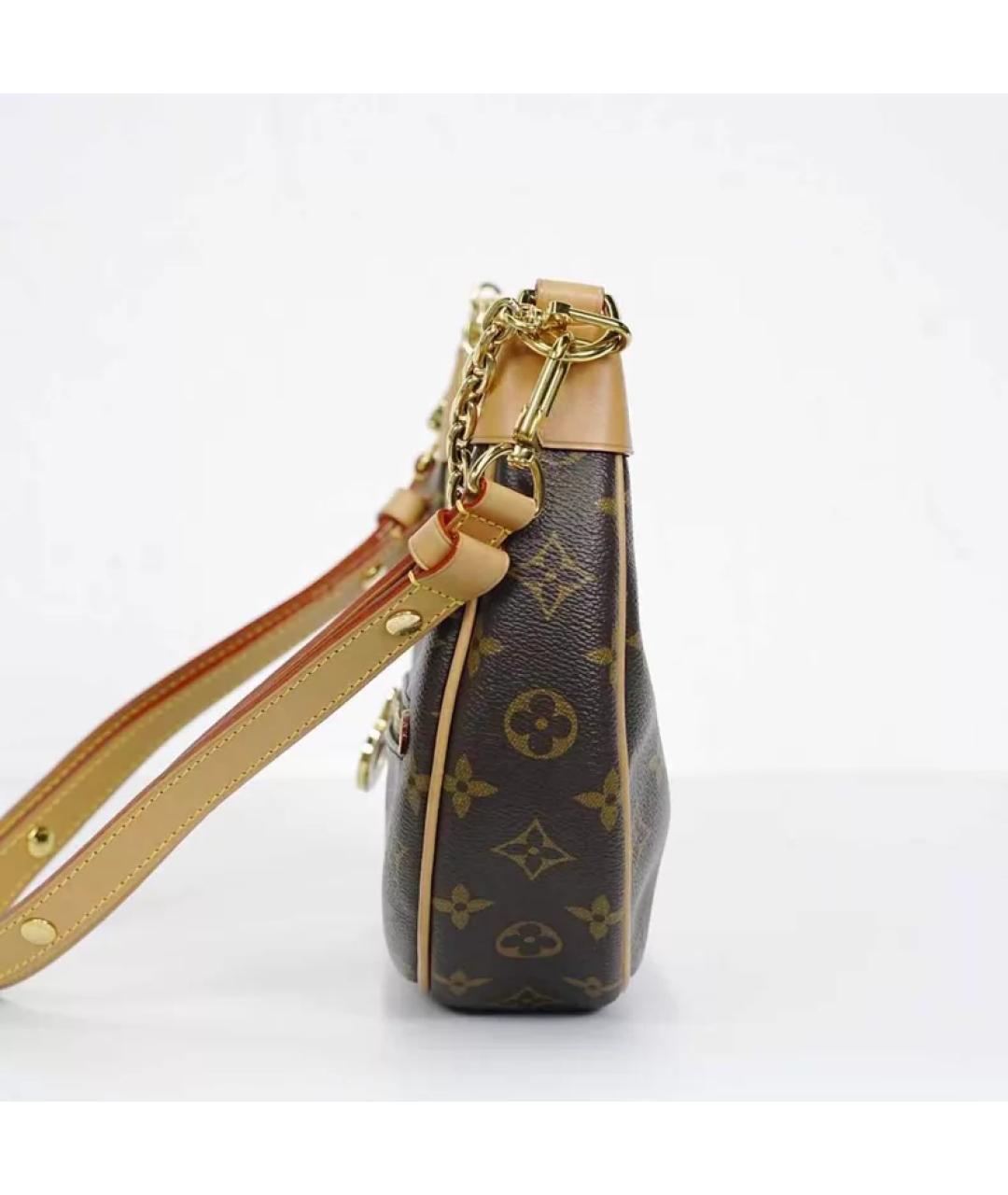 LOUIS VUITTON Коричневая сумка через плечо, фото 5