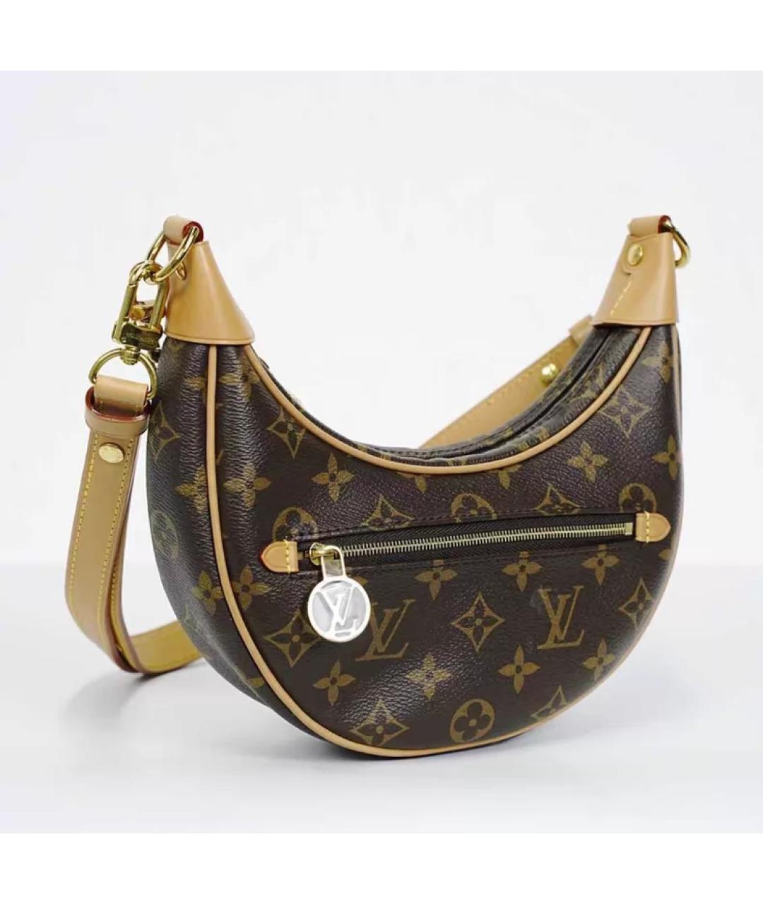 LOUIS VUITTON Коричневая сумка через плечо, фото 4