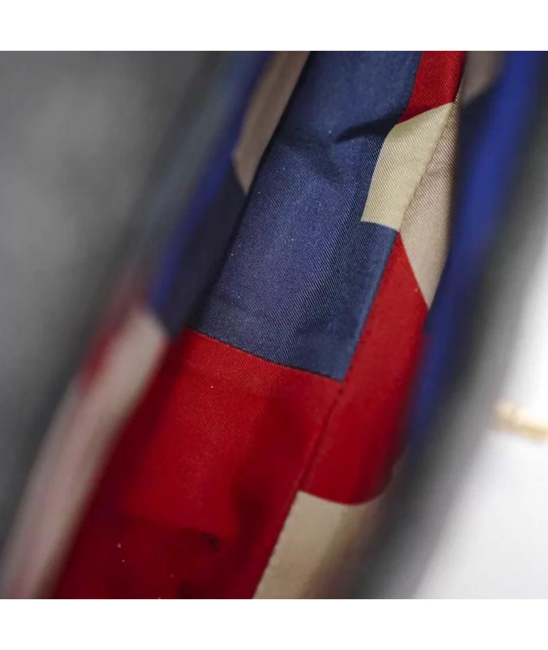 CHANEL Серая твидовая сумка с короткими ручками, фото 8