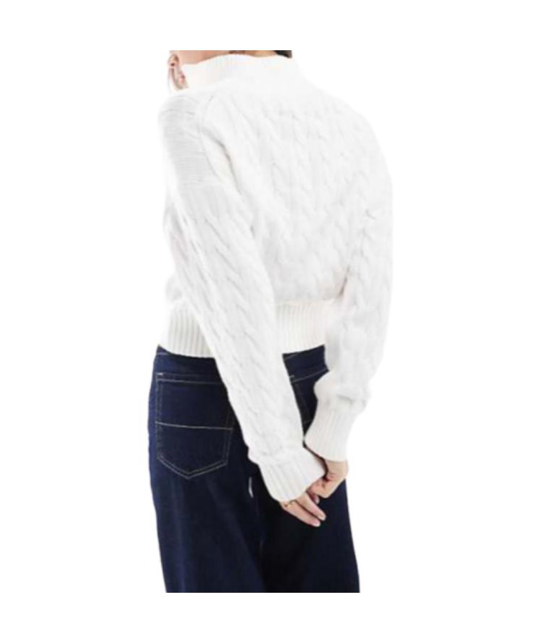 POLO RALPH LAUREN Белый хлопковый джемпер / свитер, фото 4