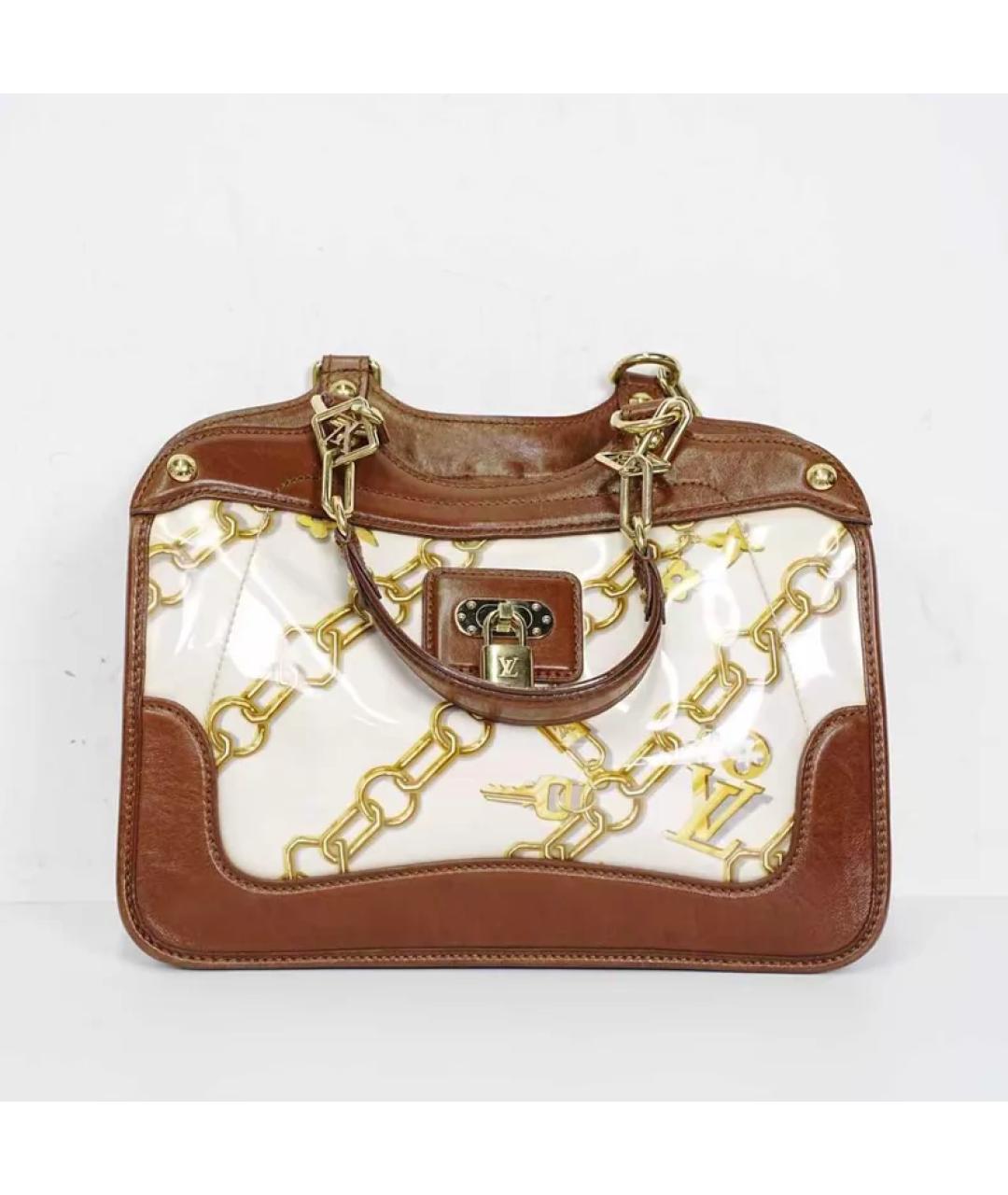 LOUIS VUITTON Коричневая сумка с короткими ручками, фото 2