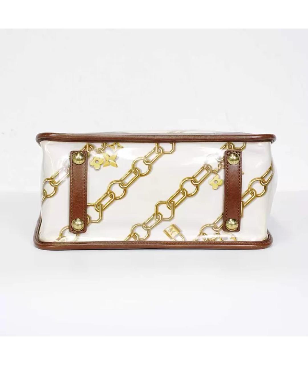 LOUIS VUITTON Коричневая сумка с короткими ручками, фото 8