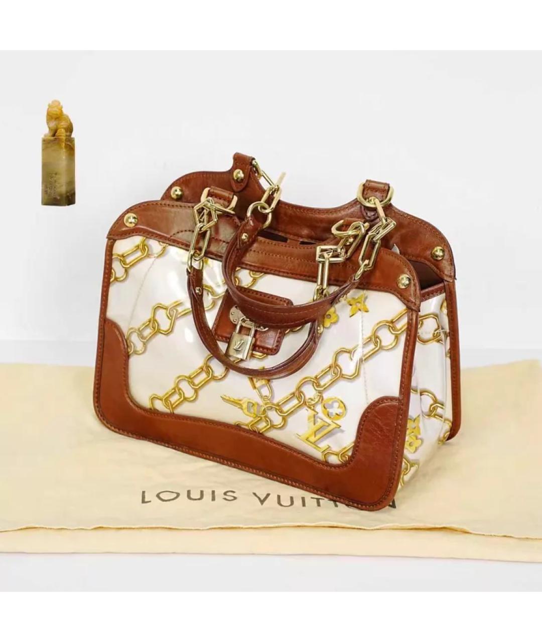 LOUIS VUITTON Коричневая сумка с короткими ручками, фото 9