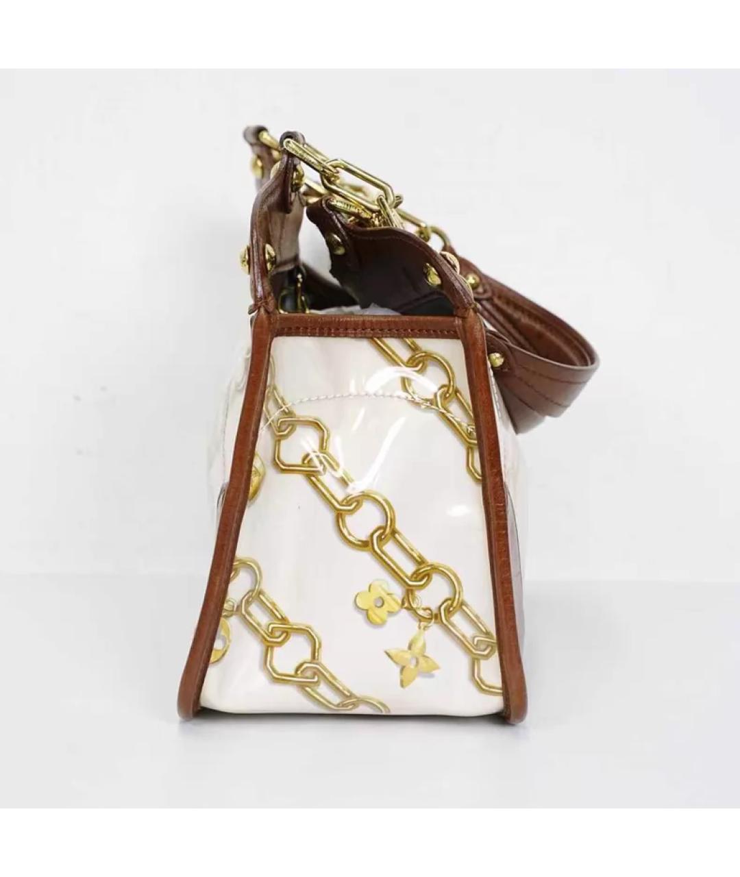 LOUIS VUITTON Коричневая сумка с короткими ручками, фото 7