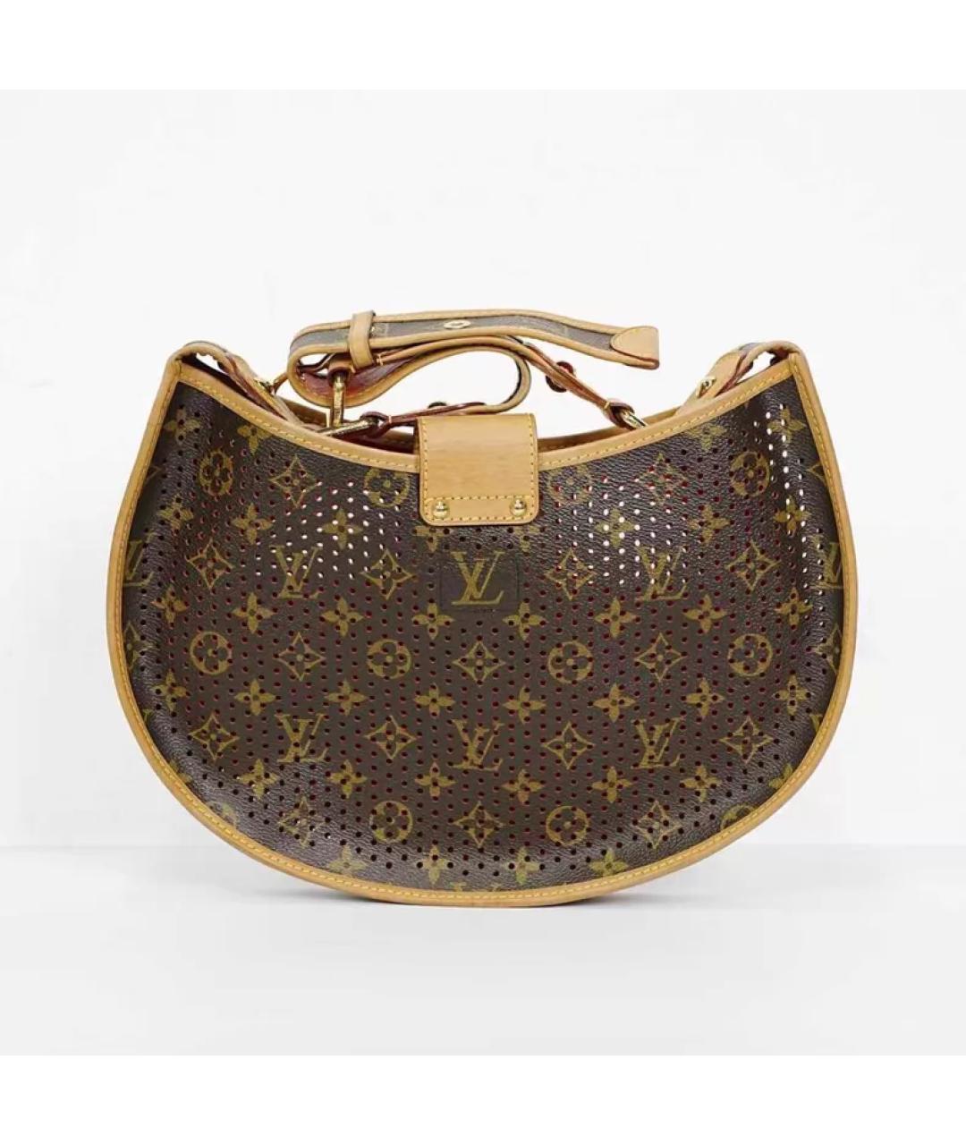 LOUIS VUITTON Коричневая сумка с короткими ручками, фото 7