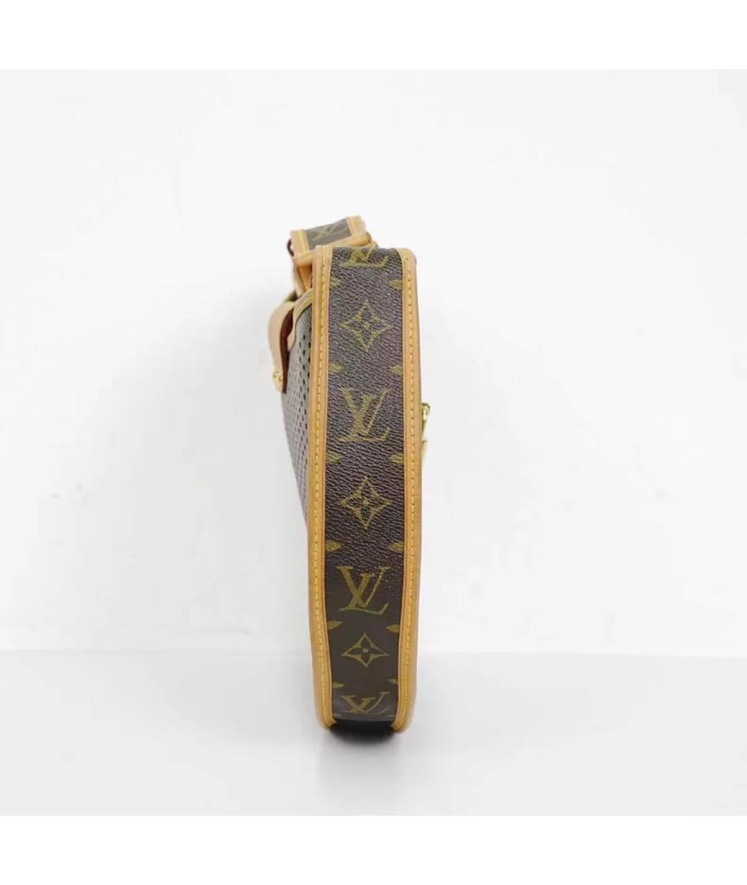 LOUIS VUITTON Коричневая сумка с короткими ручками, фото 6