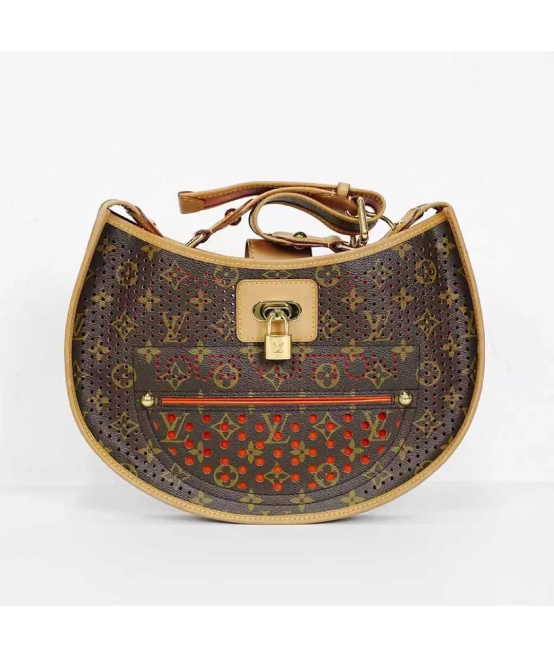 LOUIS VUITTON Коричневая сумка с короткими ручками, фото 10