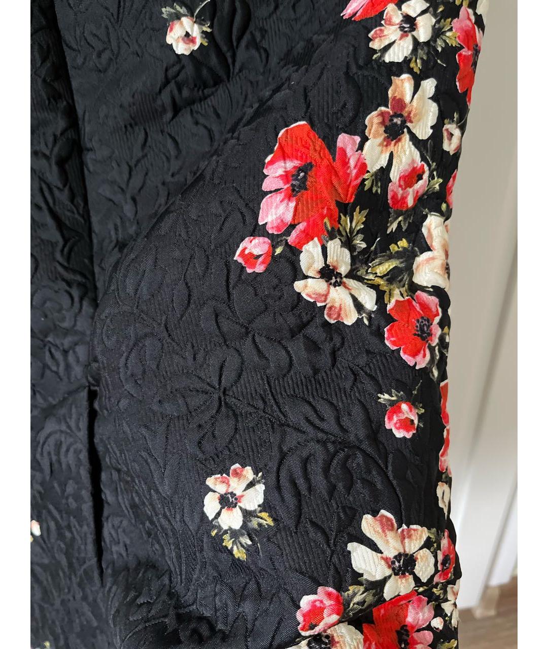 DOLCE&GABBANA Мульти полиэстеровая юбка миди, фото 4