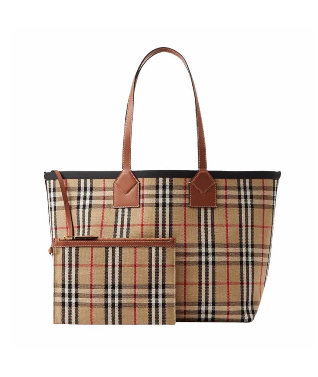 BURBERRY Бежевая сумка тоут, фото 1