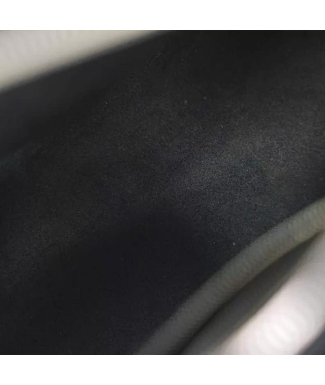 LOUIS VUITTON Черная кожаная сумка с короткими ручками, фото 8