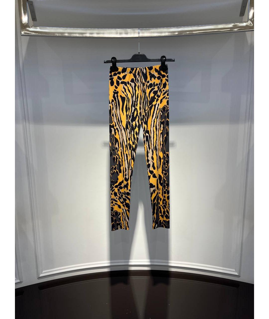 ROBERTO CAVALLI Мульти полиамидовые леггинсы и велосипедки, фото 4