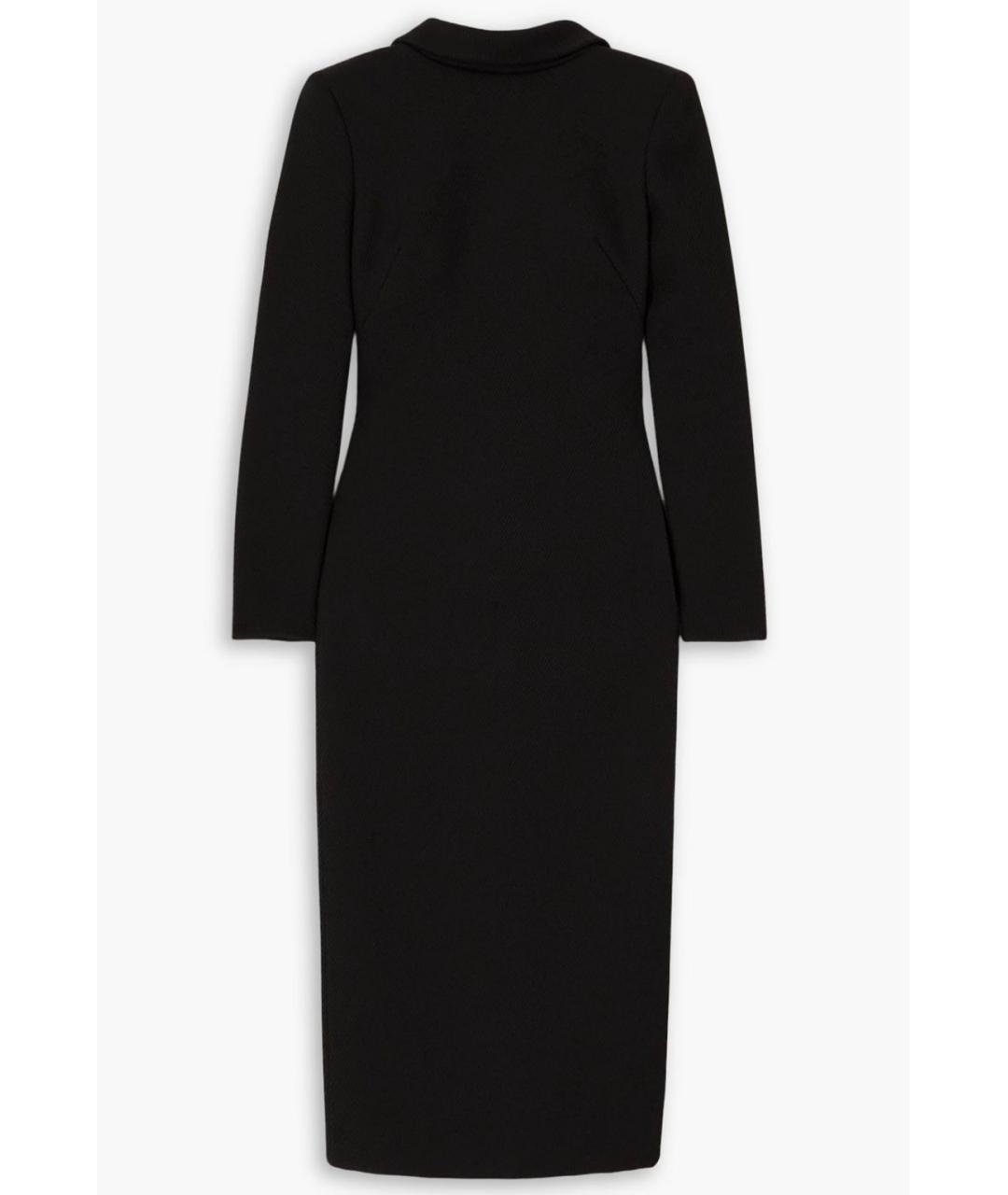 VALENTINO Черное полиэстеровое коктейльное платье, фото 4