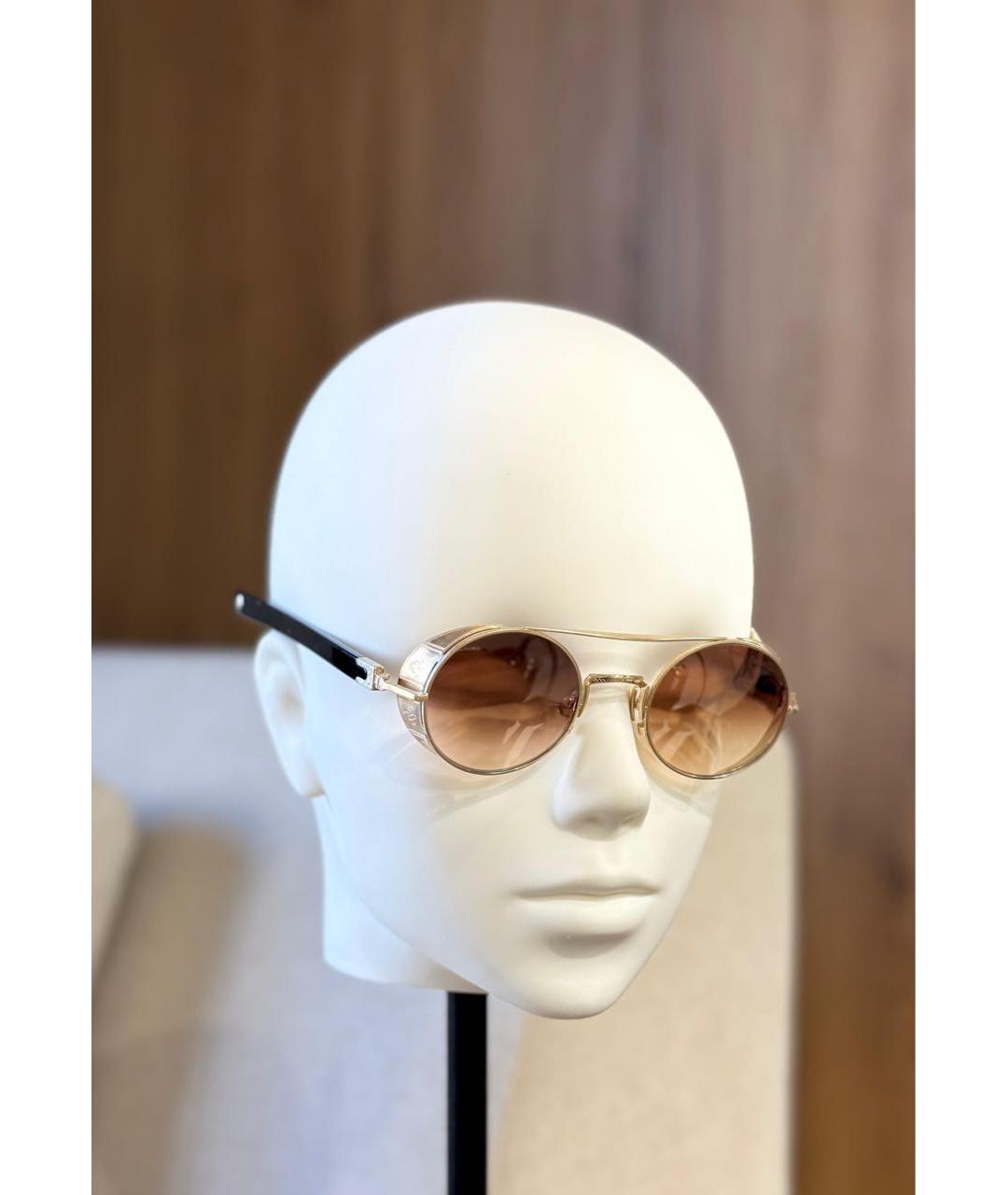 MATSUDA Коричневые пластиковые солнцезащитные очки, фото 2