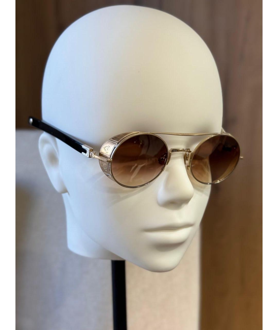 MATSUDA Коричневые пластиковые солнцезащитные очки, фото 3