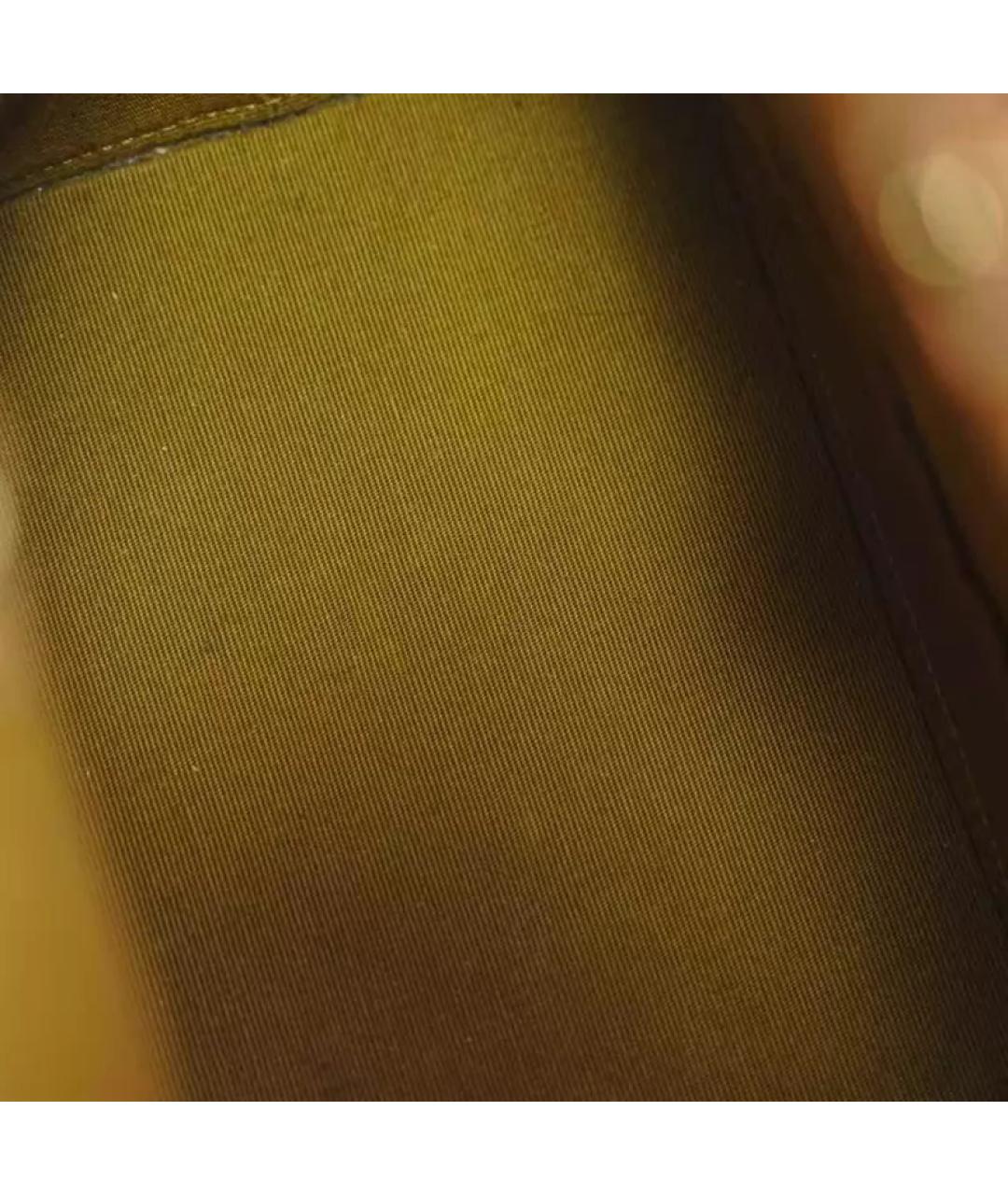 CELINE Коричневая кожаная сумка через плечо, фото 7