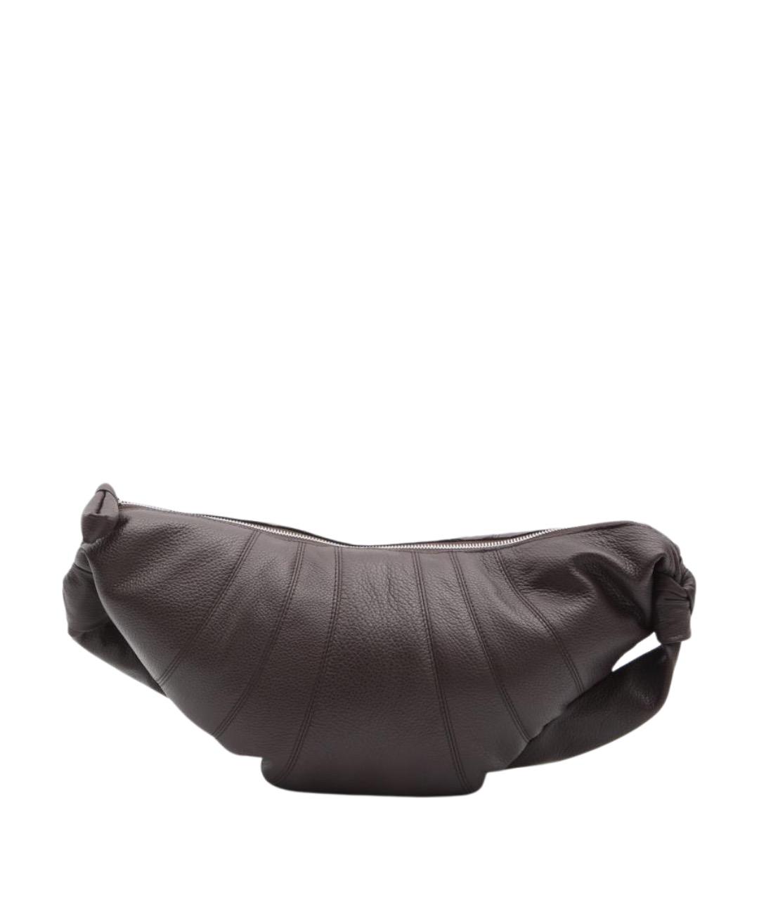 LEMAIRE Коричневая кожаная сумка через плечо, фото 1