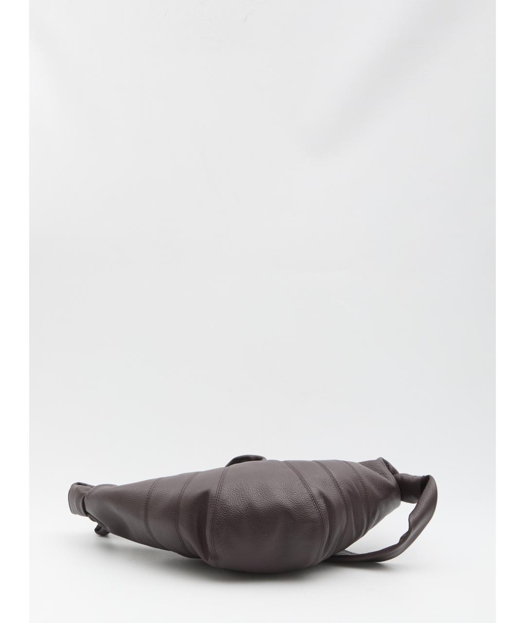 LEMAIRE Коричневая кожаная сумка через плечо, фото 3