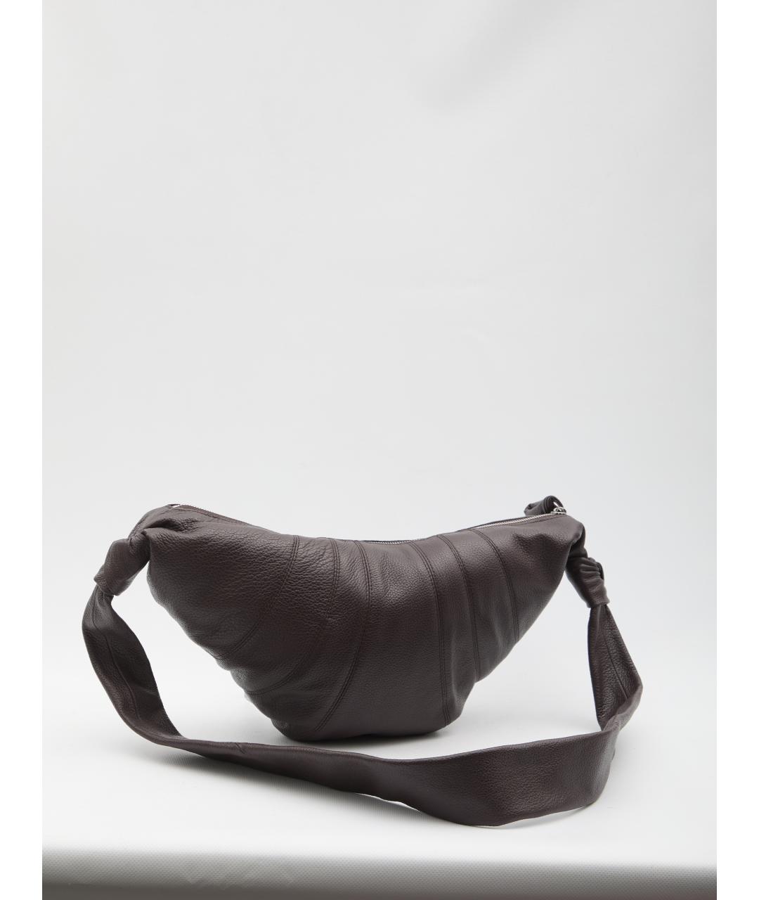 LEMAIRE Коричневая кожаная сумка через плечо, фото 2