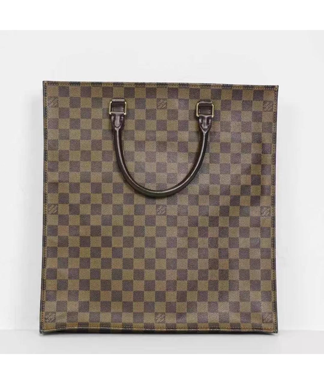 LOUIS VUITTON Коричневая сумка с короткими ручками, фото 10