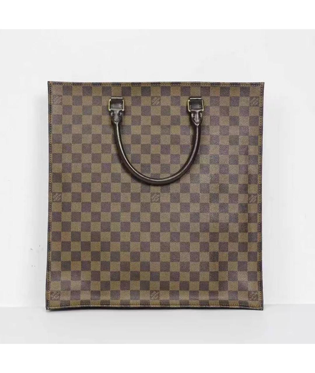 LOUIS VUITTON Коричневая сумка с короткими ручками, фото 7