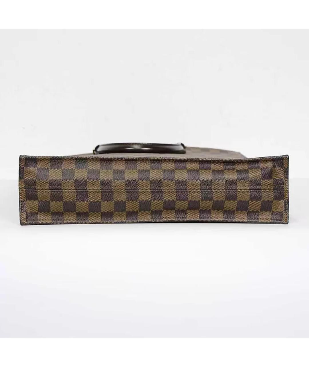 LOUIS VUITTON Коричневая сумка с короткими ручками, фото 6