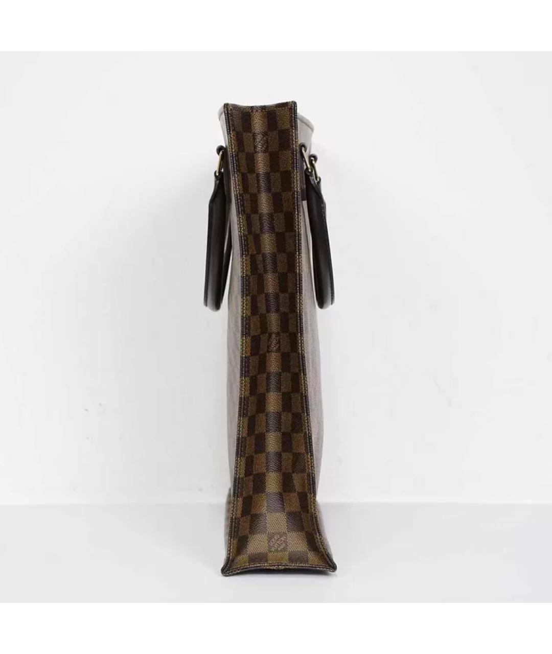 LOUIS VUITTON Коричневая сумка с короткими ручками, фото 5