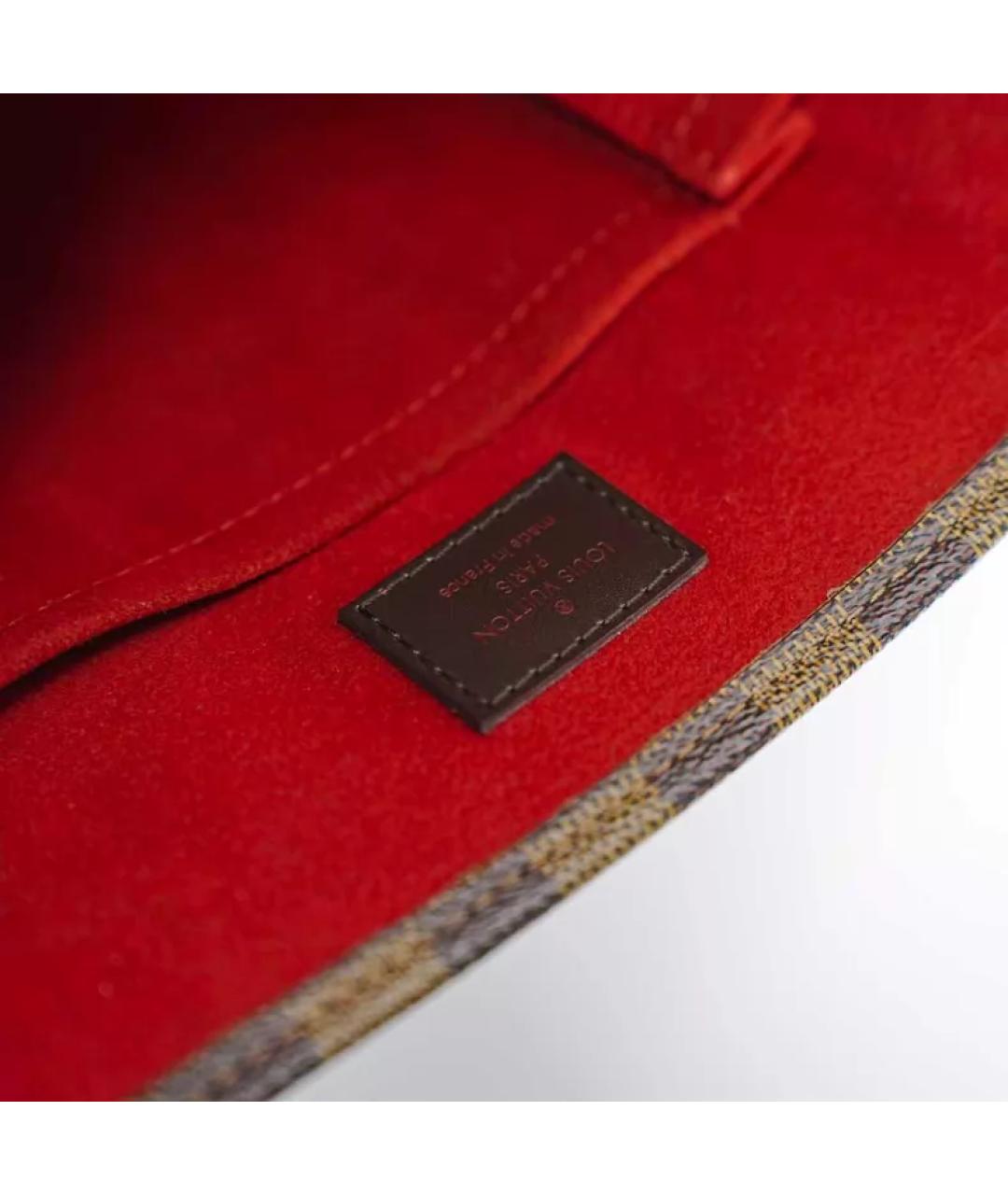 LOUIS VUITTON Коричневая сумка с короткими ручками, фото 8