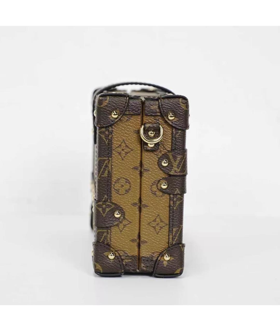 LOUIS VUITTON Коричневая сумка с короткими ручками, фото 6