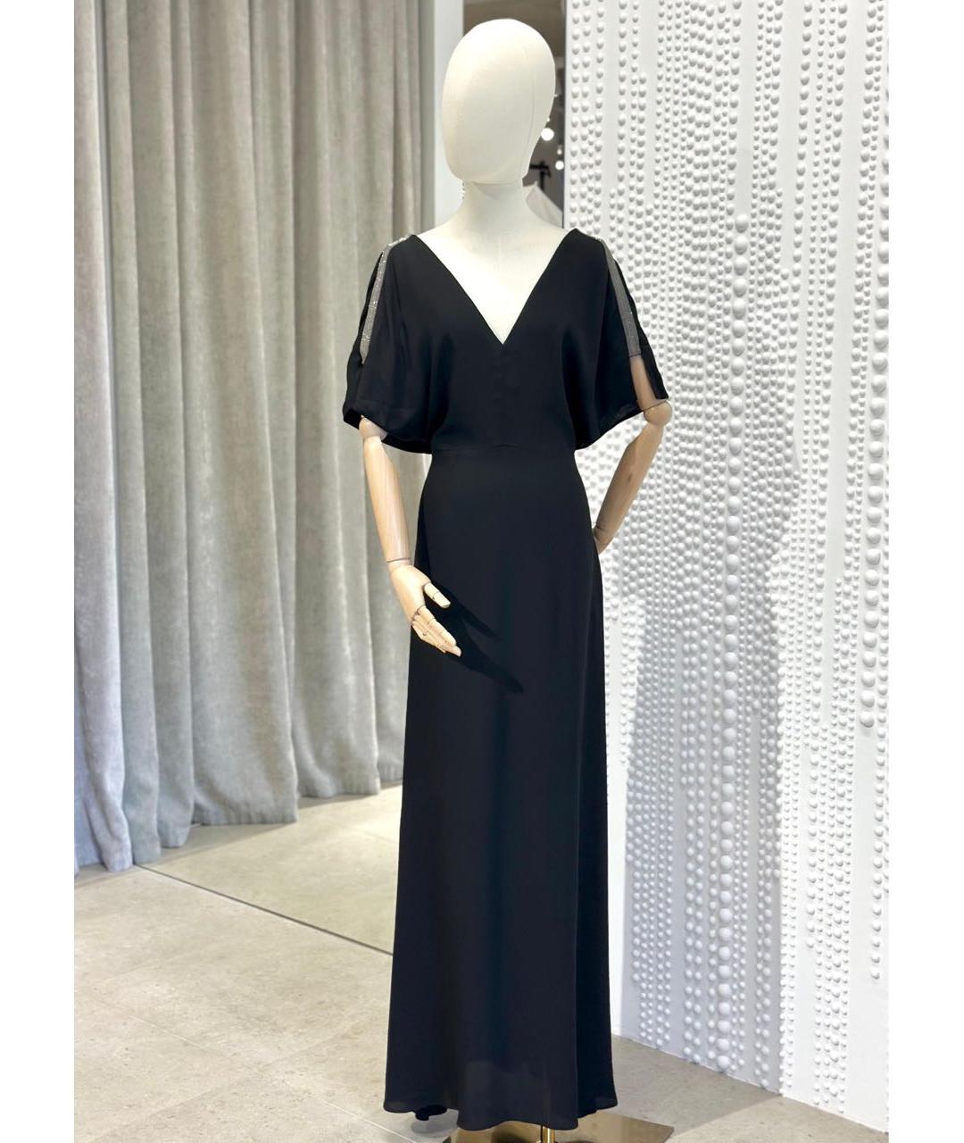 FABIANA FILIPPI Черное повседневное платье, фото 3