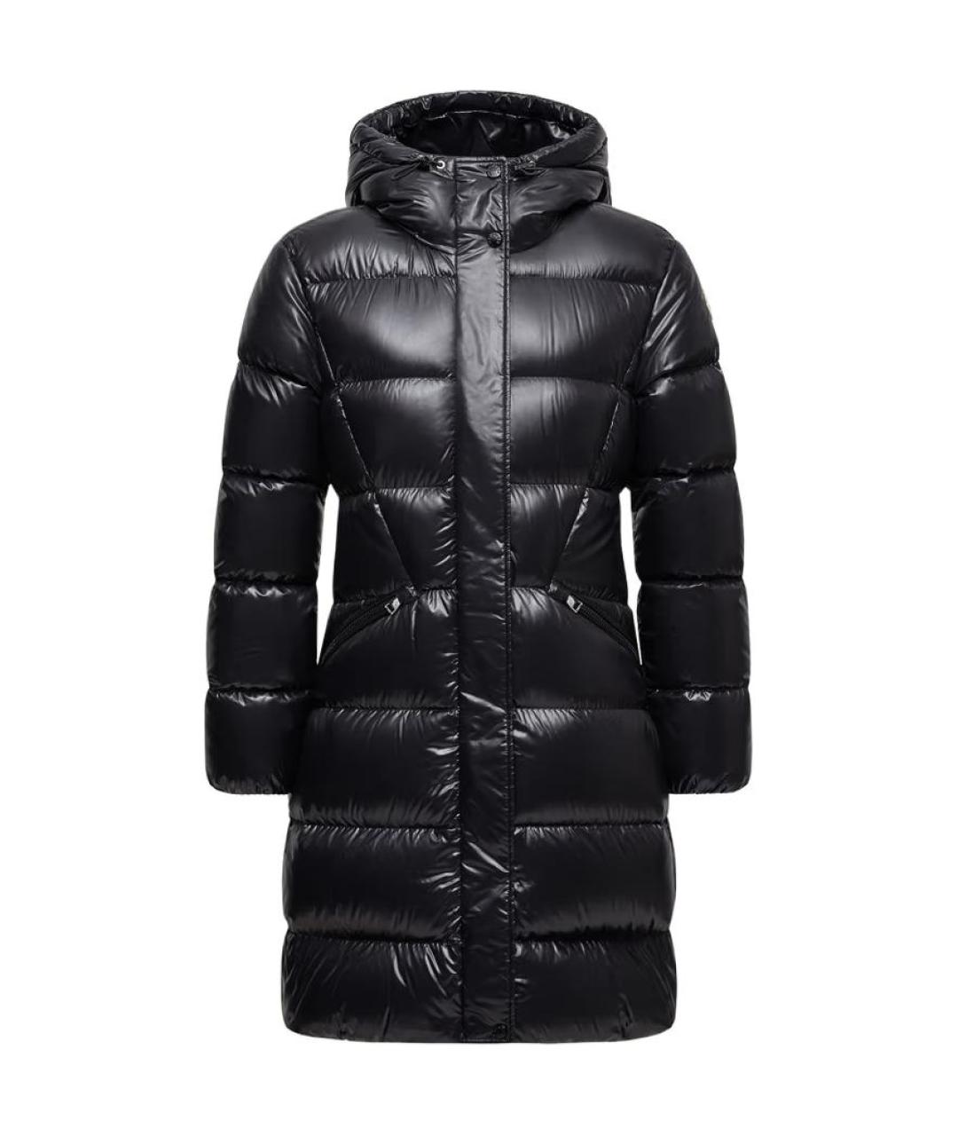 MONCLER Черный пуховик, фото 1