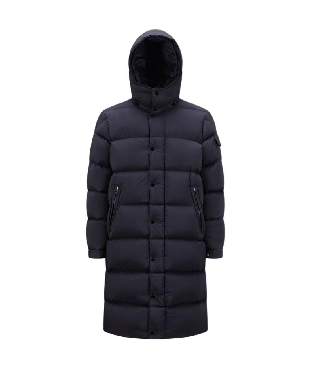 MONCLER Синий пуховик, фото 1