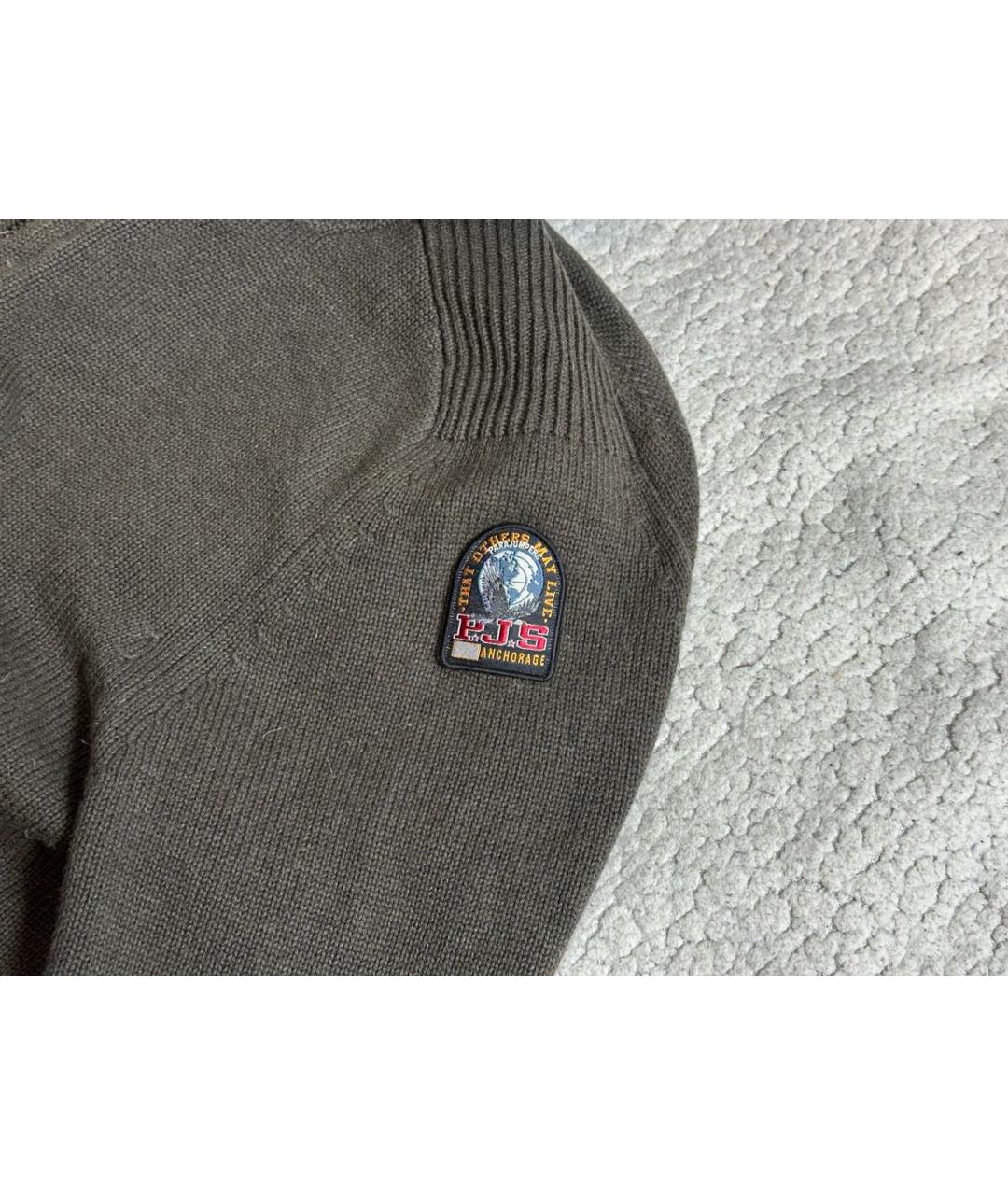 PARAJUMPERS Зеленый шерстяной пуховик, фото 8