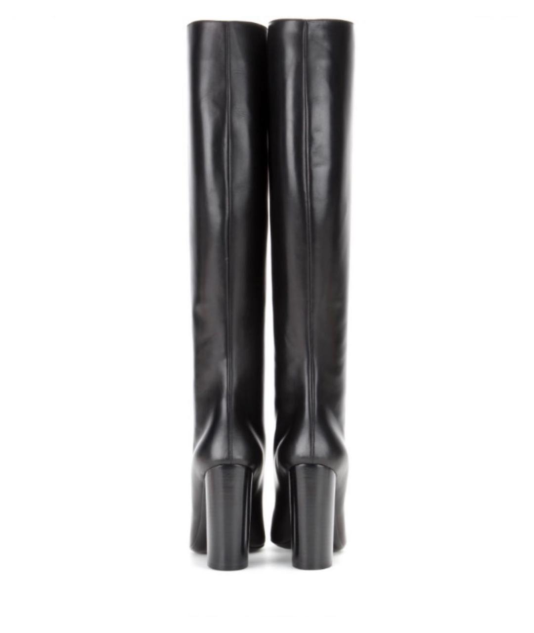 TOM FORD Черные кожаные сапоги, фото 4