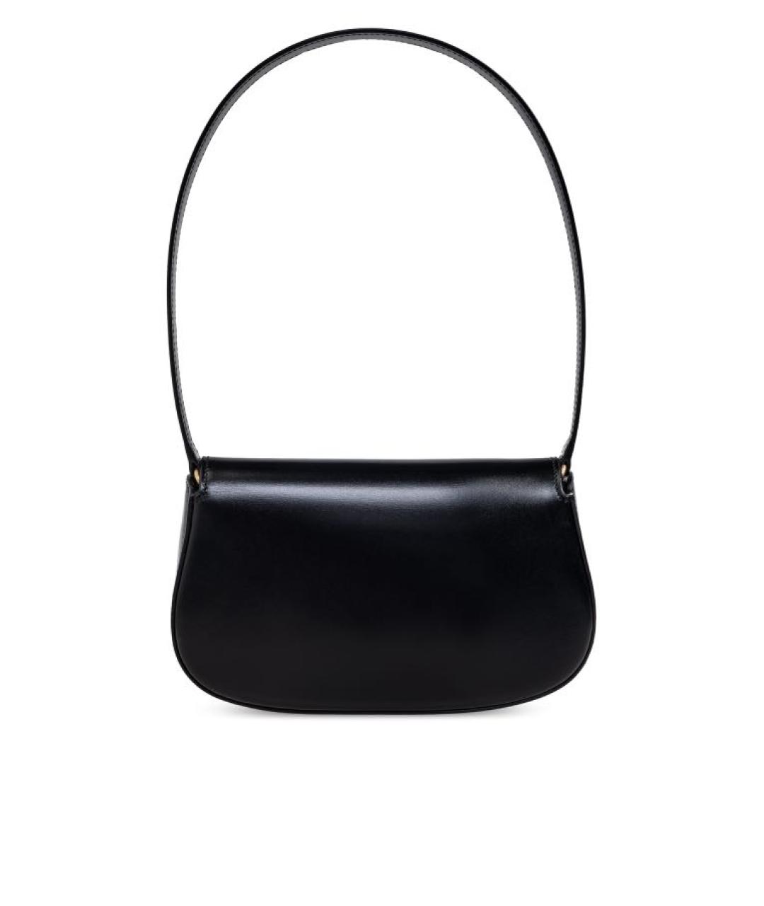 SAINT LAURENT Черная кожаная сумка через плечо, фото 3