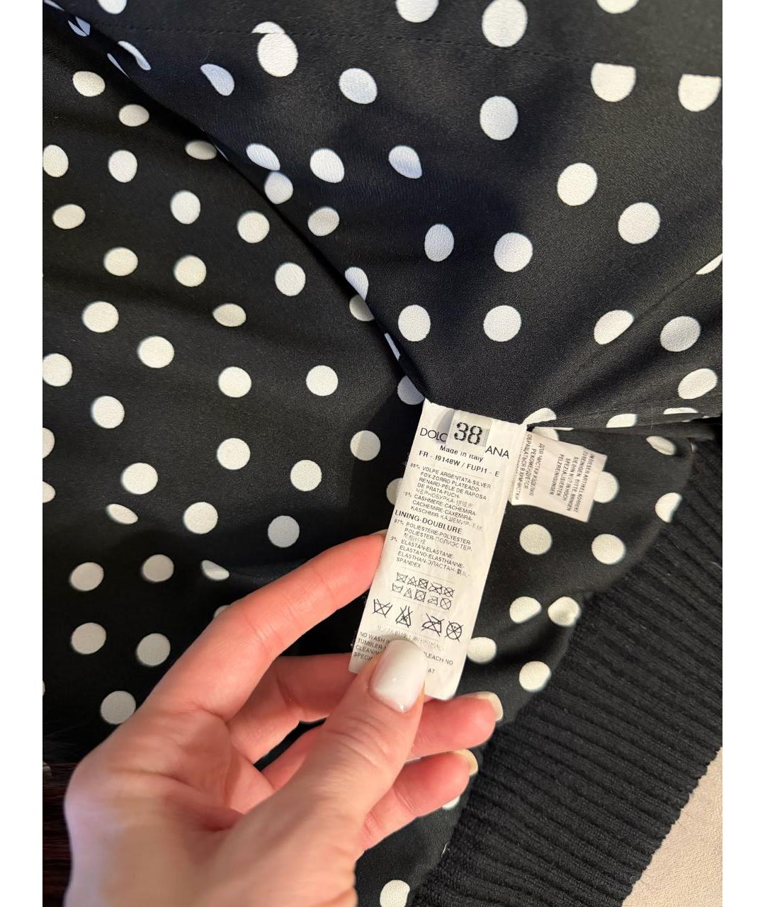 DOLCE&GABBANA Бордовая меховая шуба, фото 5