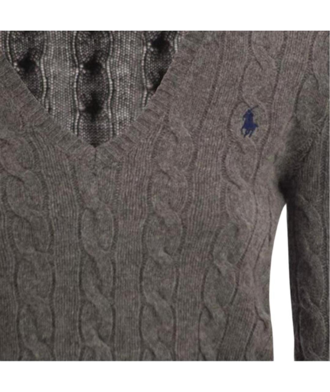 POLO RALPH LAUREN Серый джемпер / свитер, фото 4