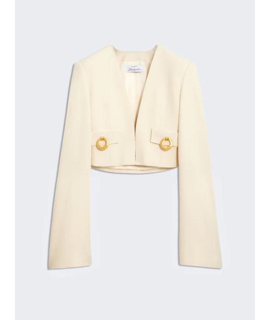 SCHIAPARELLI Бежевый костюм с брюками, фото 7