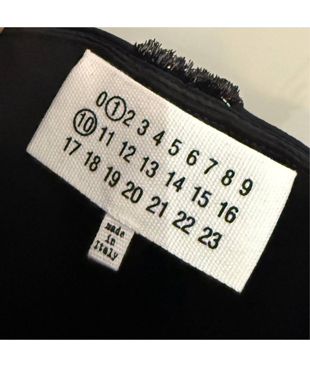 MAISON MARGIELA Черное шелковое вечернее платье, фото 3