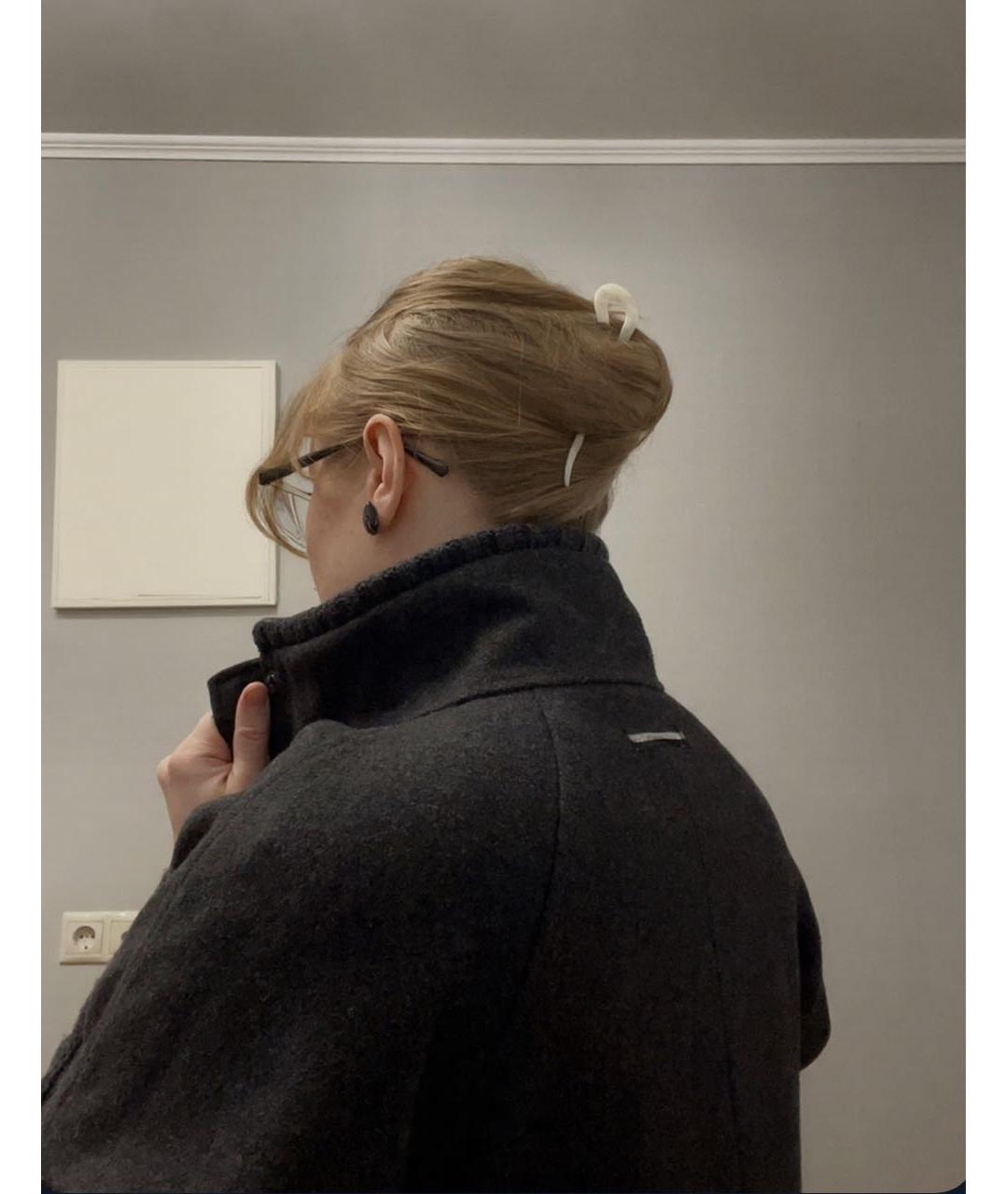 JEAN PAUL GAULTIER Антрацитовое шерстяное пальто, фото 7