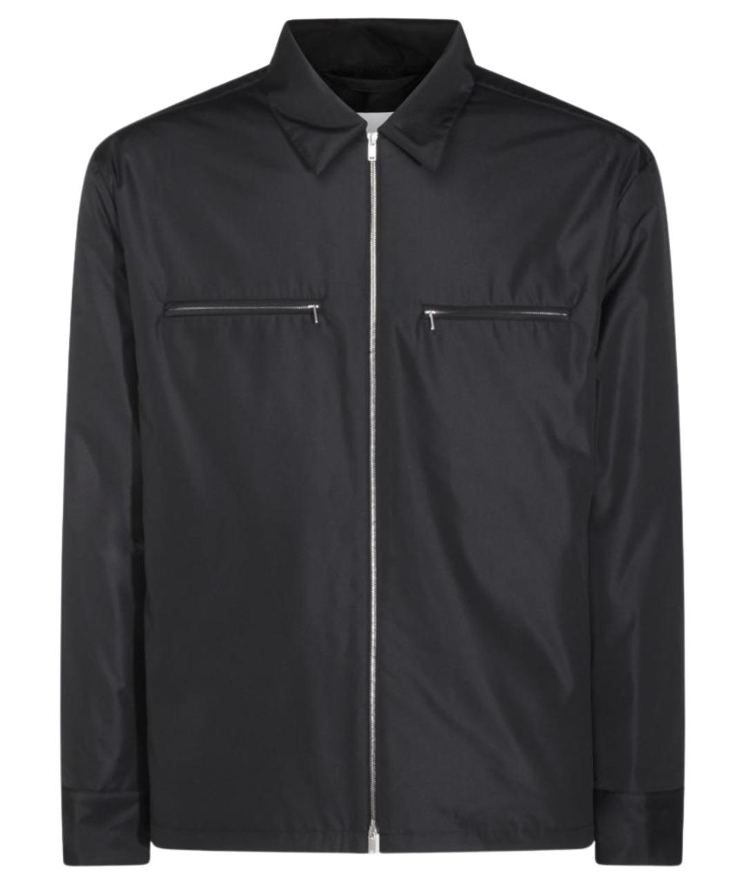 JIL SANDER Черная полиэстеровая куртка, фото 1